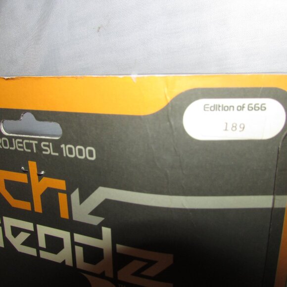 VTG Tech Headz Dark Project SL1000 Limited Edition 189/666 Yellow New In Package - Picture 3 of 5